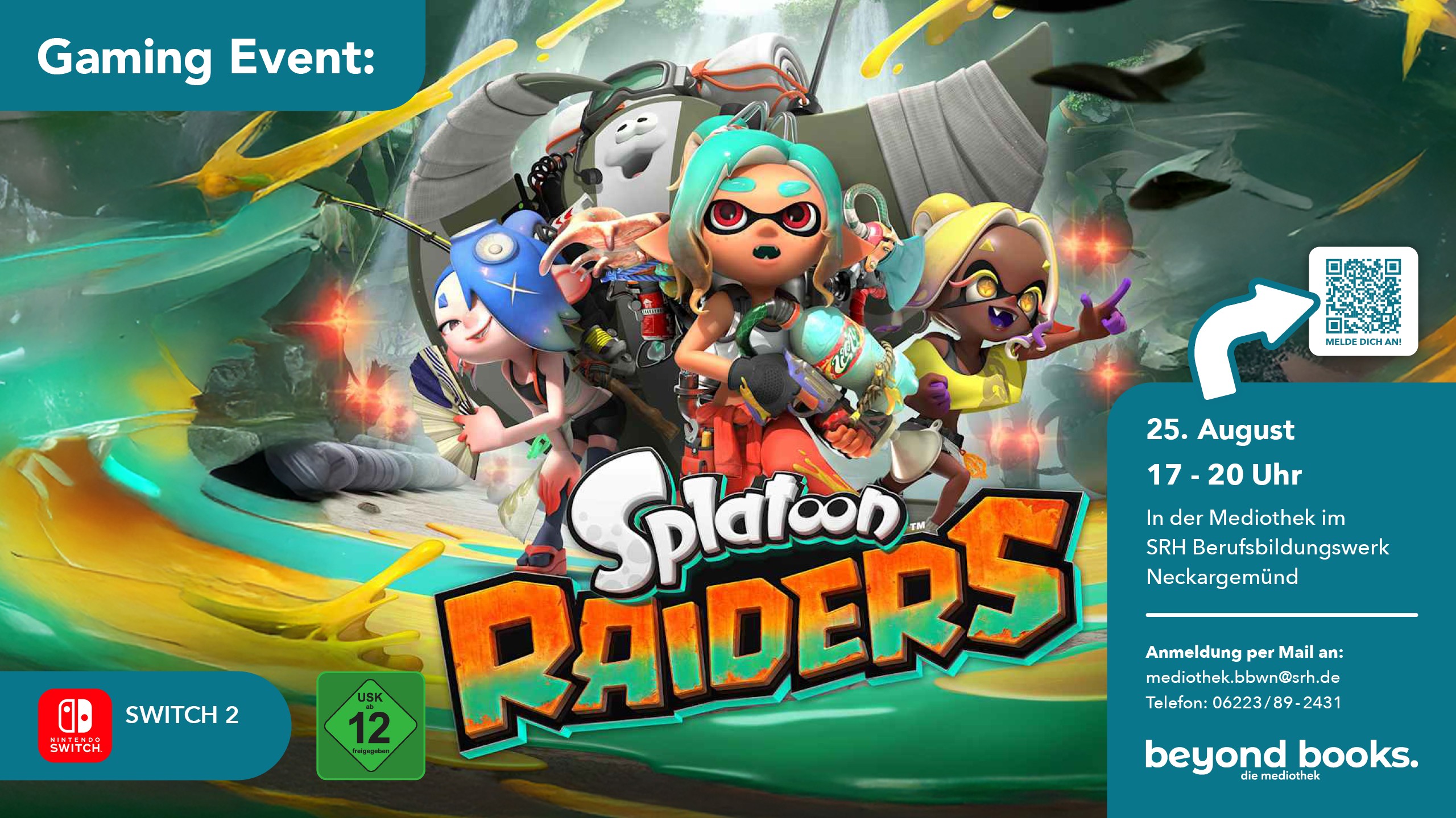 Gaming Event - August 2026: Splatoon Raiders